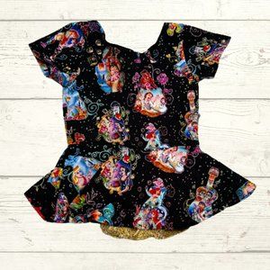 Boutique Disney Princess Dress Skirted Leotard